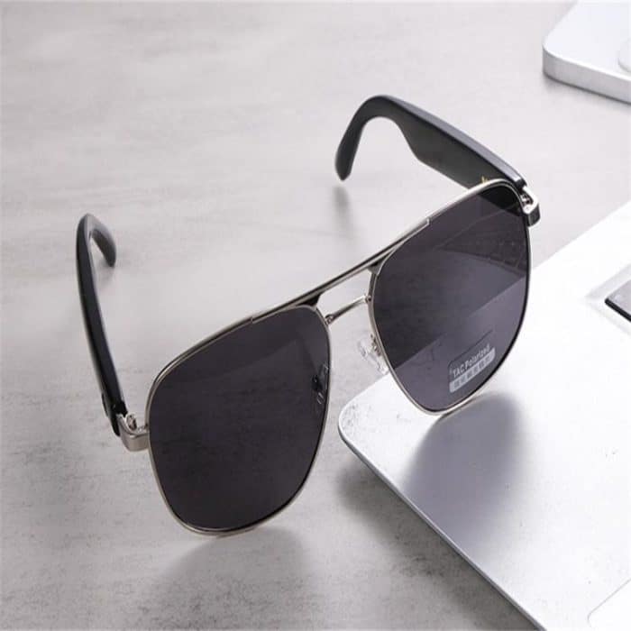 GS02 Smart Glasses, unterstützt Sprachassistenten / Bluetooth-Anrufe / Fotografie per Fernbedienung – Bild 3