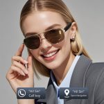 GS02 Smart Glasses, unterstützt Sprachassistenten / Bluetooth-Anrufe / Fotografie per Fernbedienung – Bild 6