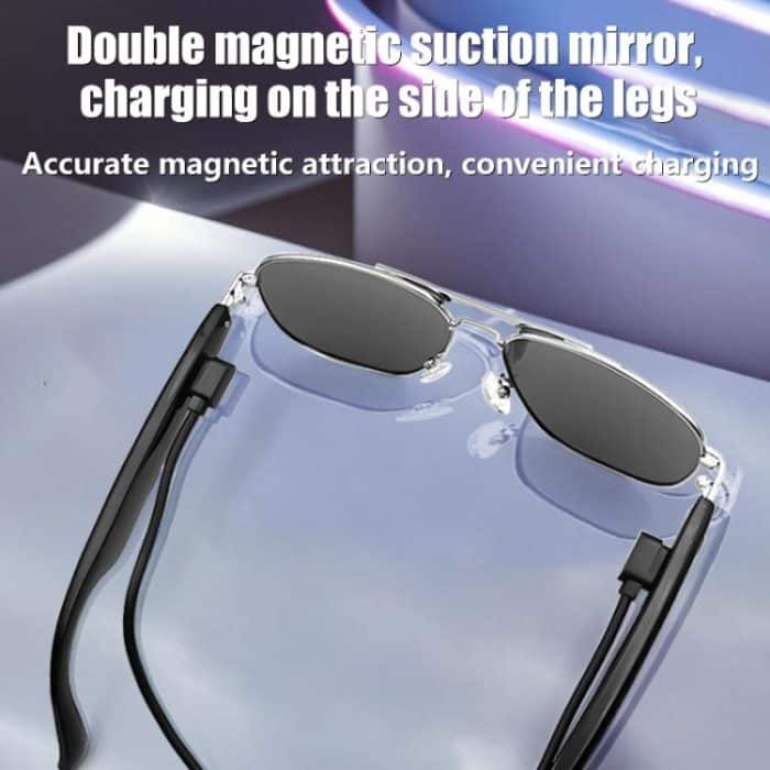 GS02 Smart Glasses, unterstützt Sprachassistenten / Bluetooth-Anrufe / Fotografie per Fernbedienung – Bild 8