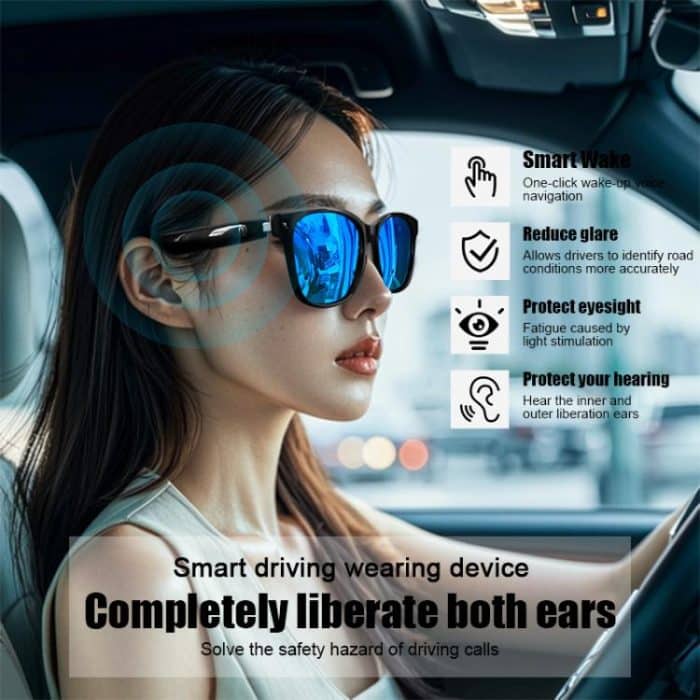 GS08 Smart Glasses, unterstützt AI Smart Chip / Bluetooth-Anruf / Smart Driving Navigation – Bild 6