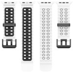 Ocean Double-row Hole Two-color Silicone Watch Band, For Apple Watch 46mm / 49mm / 45mm / 44mm – Bild 4