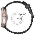 Ocean Double-row Hole Two-color Silicone Watch Band, For Apple Watch 46mm / 49mm / 45mm / 44mm – Bild 5