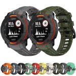 Eco-Friendly Granular Colorful Dots Silicone Watch Band, For Garmin Instinct 3 AMOLED / Solar 45mm – Bild 5