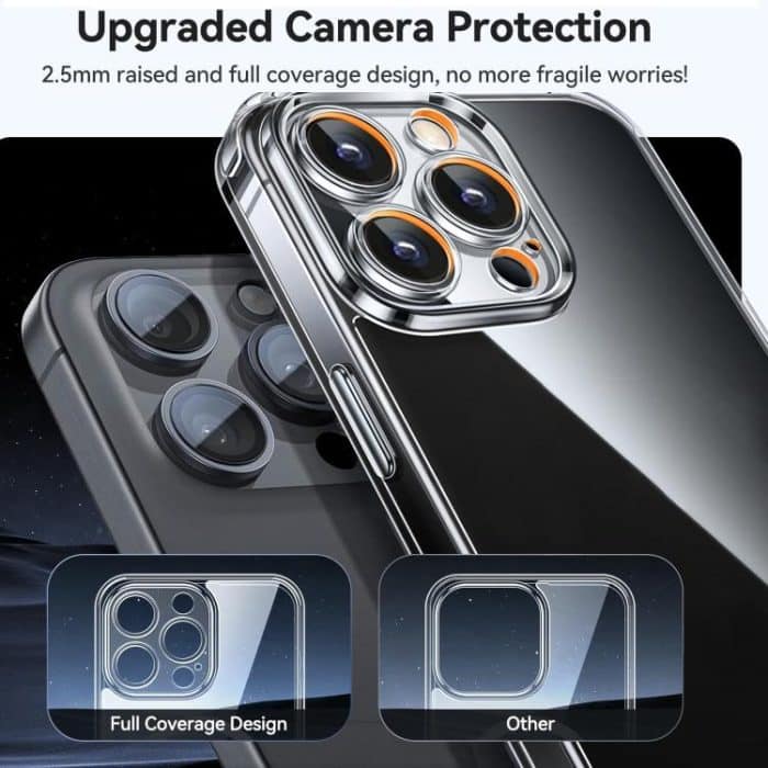 Kalebol Highly Transparent PC Hybrid TPU Phone Case, For iPhone 14 Pro Max, For iPhone 13 Pro Max, For iPhone 13 Pro, For iPhone 13, For iPhone 12 Pro Max, For iPhone 12 Pro – Bild 5