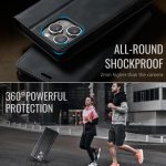 CaseMe 033 Calf Leather Lining Microfibre RFID Blocking Phone Case, For iPhone 14 Pro Max, For iPhone SE 2022 / 8 / 7, For iPhone 13 Pro Max, For iPhone 13 Pro – Bild 6