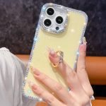 Rhinestone Glitter TPU Ring Holder Anti-fall Phone Case, For iPhone 16, For iPhone 15 Pro Max, For iPhone 15 Pro, For iPhone 15 – Bild 5