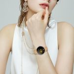 Lychee Texture Rose Gold Turtle Back Buckle Leather Watch Band, For Google Pixel Watch / Watch 2 / 3 41mm – Bild 6