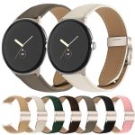 Lychee Texture Starlight Turtle Back Buckle Leather Watch Band, For Google Pixel Watch / Watch 2 / 3 41mm – Bild 7