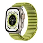Woven Nylon Hook And Loop Fastener Metal Interface Watch Band