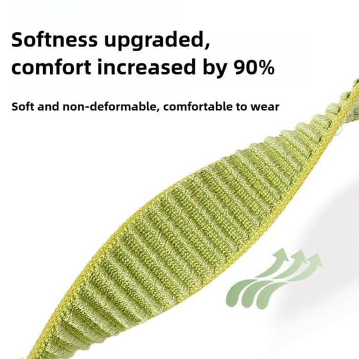 Woven Nylon Hook And Loop Fastener Metal Interface Watch Band – Bild 4