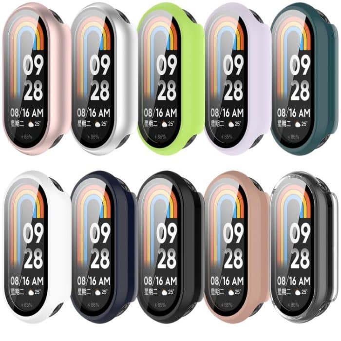 Tempered Film Integrated PC Watch Protective Cover, For Xiaomi Smart Band 10 / 10 NFC – Bild 10