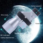 FEIRSH 8x20 Monokulares Eckteleskop Outdoor Low Light Nachtsicht Tragbares Teleskop, 8x20 Blue Film, 8x20 Red Film – Bild 4