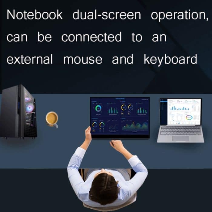 Tragbares 15,6-Zoll-1080P-Display, Regular Version, Touch Version, Battery Version, Battery Touch Version – Bild 9