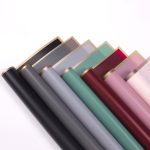 2 Beutel Phnom Penh Blumenmattes Papier Blumengeschenkpapier Blumenstrauß Geleefolie Wasserdichtes Geschenkpapier 58 x 58 cm, Lavender Purple, Emerald, Water Mist – Bild 5