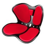 Büro Taille Blütenblätter Kissen Korrigierte Sitzhaltung Schwangere Frau Dekompression Blütenblätter, Red, Black