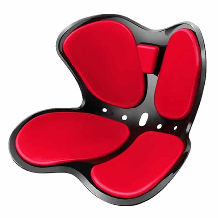 Büro Taille Blütenblätter Kissen Korrigierte Sitzhaltung Schwangere Frau Dekompression Blütenblätter, Red, Black – Bild 1