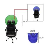 Live-E-Sports-Hintergrund, zusammenklappbares Hintergrundbrett, Größe:, Double Layer S Blue Green 75cm, Double Layer M Blue Green 110cm, Double Layer L Blue Green 142cm – Bild 2