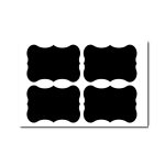 50 Sets wasserdichter, abnehmbarer Aufkleber für Aufbewahrungsflaschen, PVC, leicht zu löschender Tafelaufkleber, 4PCS/Set Circular 120x80mm, 12PCS/Set Circular 170x130mm, 12PCS/Set Circular 140x180mm, 16PCS/Set Circular 170x170mm...