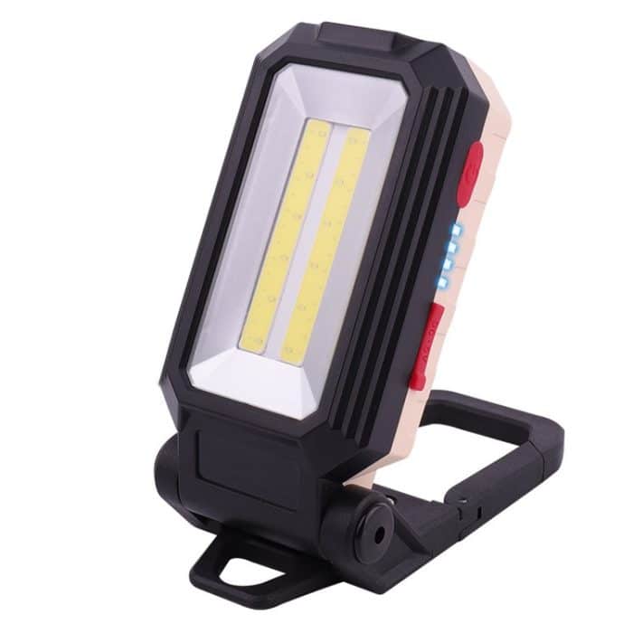 Blendendes Auto-Inspektions-Arbeitslicht, USB-Lade-LED, zusammenklappbare Campinglampe mit Haken + Magnet, W559 2 COB + T6, W560 COB + T6 – Bild 1