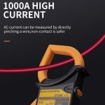 ANENG DT266 Automatisches hochpräzises Zangenmultimeter mit Summer, DT266 Yellow, DT266 Red – Bild 6