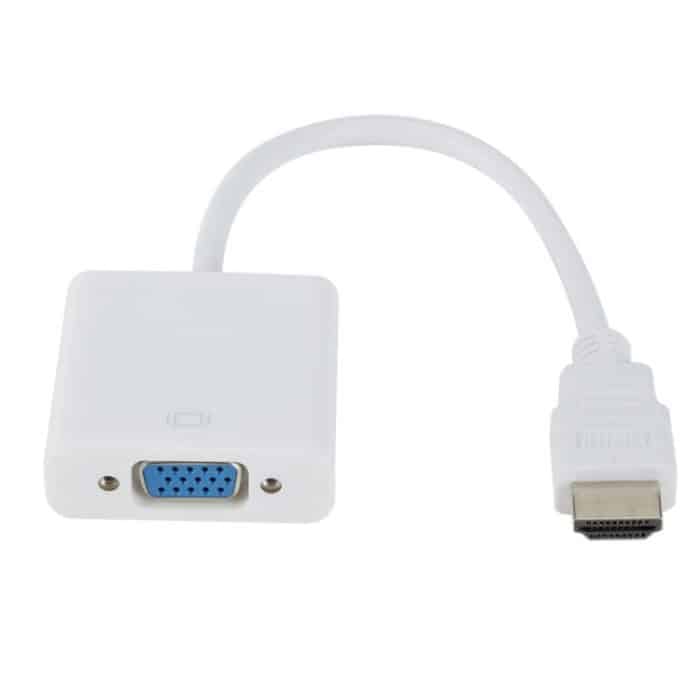 ZHQ008 HD HDMI-zu-VGA-Konverter mit Audio, White, Black – Bild 2