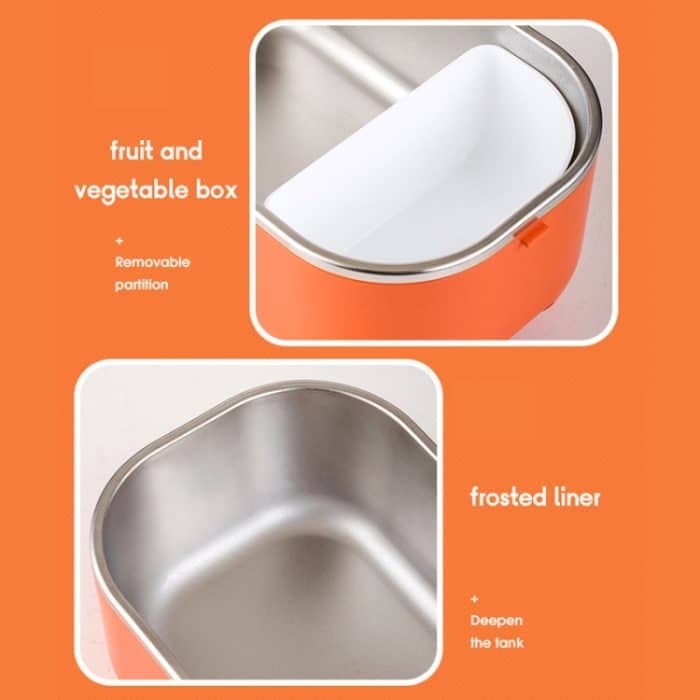 48W 1L 304 Edelstahl-Heiz-Brotdose kann angeschlossen werden, US Plug, 12V Car Plug, EU Plug, UK Plug – Bild 6