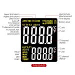 TASI Kontakttemperaturmessgerät K-Typ-Thermoelement-Sondenthermometer, Stil:, TA612A Single Channel, TA612B Dual Channels, TA612C 4 Channels – Bild 3