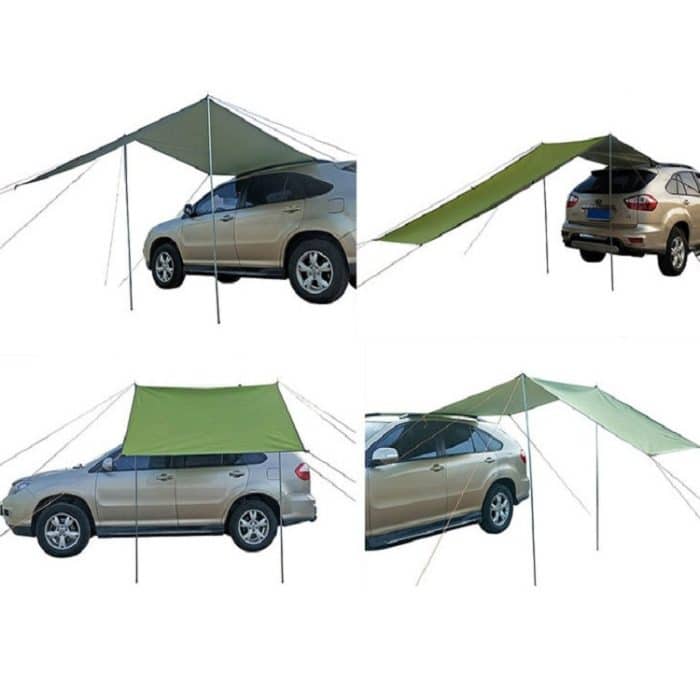 Outdoor-Picknick-Campingzelt an der Seite des Autos, regensicheres Sonnenschutzdach, 300x150cm – Bild 7