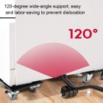 5-in-1-Universalrad zum Bewegen schwerer Gegenstände, Square Aggravated, Black Square Aggravator, Black Round Aggravator – Bild 4