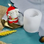 DIY-Weihnachtskerzen-Aromatherapie-Gips-Silikonform, Form:, Santa, Simple Christmas Tree, Triangular Christmas Tree, Christmas Gift, Single Stereo, Snow House 3, Single Christmas Cylinder, Origami Christmas Tree, 8 Cone Contest Christmas Tree, Matsi Kot – Bild 5