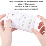 BLUEQUE USB-betriebenes Nagelmaniküre-Handgerät für UV-Phototherapie – Bild 3