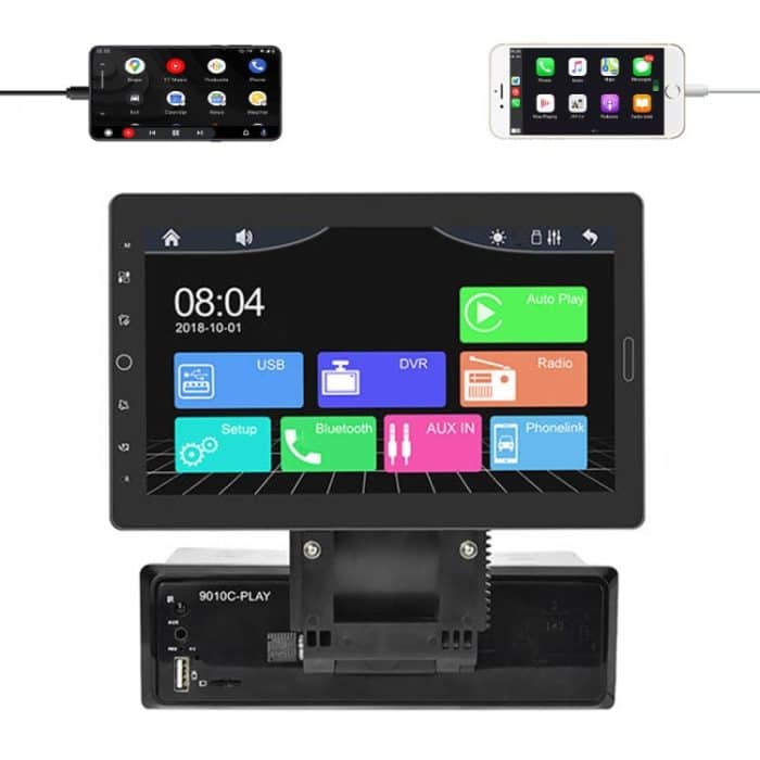 1310C 10,1-Zoll-Auto-Vollbild-Touch-HD-MP5-Carplay-Player mit Kabel, Stil:, Standard, Standard+4 Light Camera, Standard+8 Light Camera, Standard+12 Light Camera, Standard+AHD Camera – Bild 1
