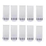 10 Stück Bildaufhängestreifen, Klettband, Bildaufhänger, 4.5x1.7cm, 7x2cm, 9.5x2cm