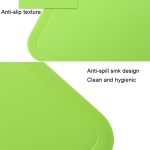 2 Stück Baby-Hilfsschneidebrett Obst- und Gemüseschneidebrett aus Kunststoff, 2pcs Pink, 2pcs Blue, 2pcs Green – Bild 3