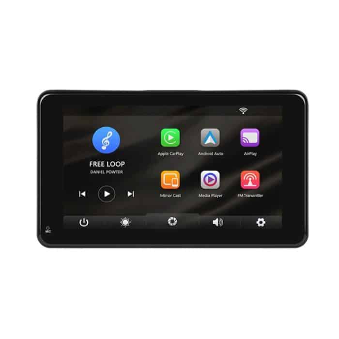 A3135 7 Zoll HD Wired Smart Screen mit Wireless CarPlay + Android Auto + Android, Without Camera, With Camera – Bild 1