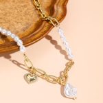 Damen Temperament Halskette Schlüsselbeinkette – Bild 4