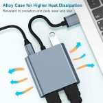 USB 3.0 zu Dual HDMI High Definition Konverter 4K USB Same Screen Extender, USB 3.0 To Dual HDMI – Bild 4