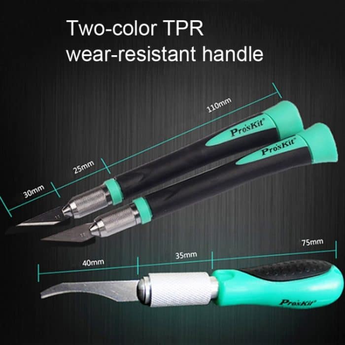 Handschnitzmesser-Set aus geschnitztem Papier, ProsKit PD-395A 30 In 1, ProsKit PD-398 14 In 1 – Bild 7