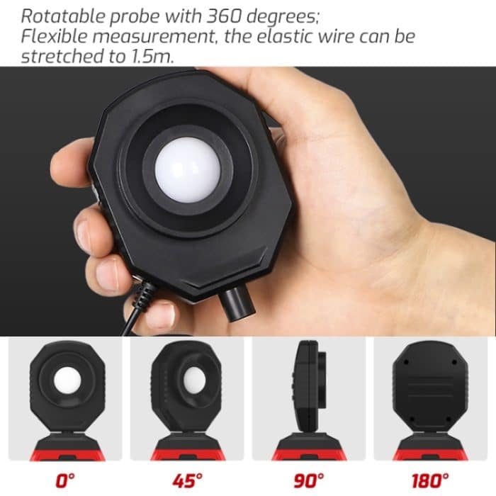 Digitales Beleuchtungsstärkemessgerät, Lumentester, Helligkeitsmessgerät, TASI TA632A, TASI TA632B USB Computer Connection – Bild 8