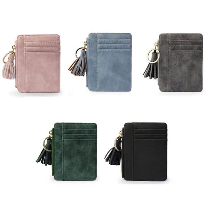 Dünnes und leichtes Kartenetui mit großem Fassungsvermögen. Niedliche Mini-Geldbörse – Bild 2