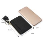 Dünnes und leichtes Kartenetui mit großem Fassungsvermögen. Niedliche Mini-Geldbörse – Bild 3