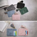 Dünnes und leichtes Kartenetui mit großem Fassungsvermögen. Niedliche Mini-Geldbörse – Bild 6