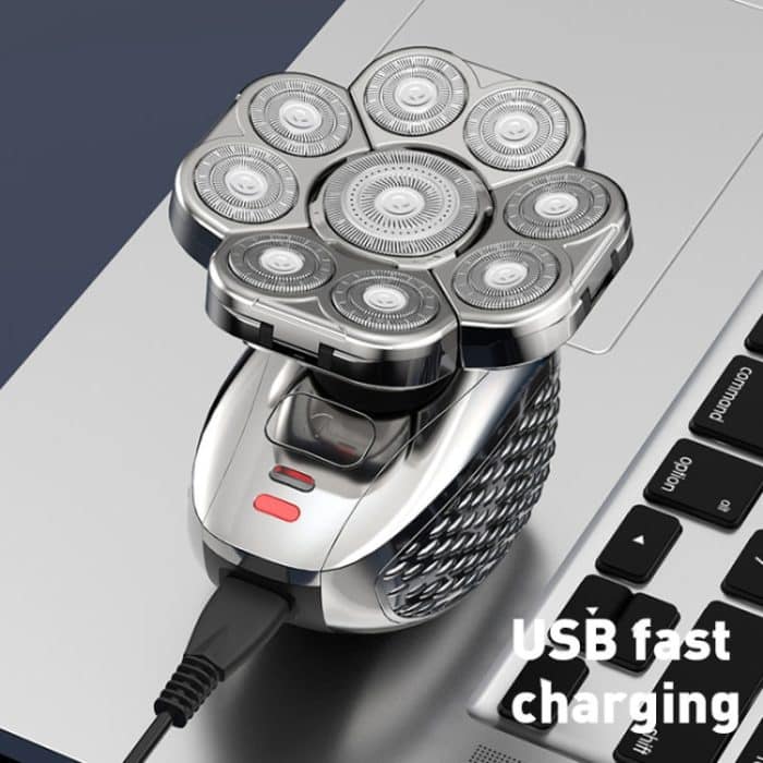 9 Messerkopf Multifunktionaler USB-Rasierer Ganzkörper-Wasserwaschrasierer Männer Haarkahl, Single Machine, 6 In 1 – Bild 6