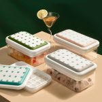 Eisform, zusammenklappbarer Deckel, Press-Eisbox, Single Llayer, Double Llayer – Bild 2