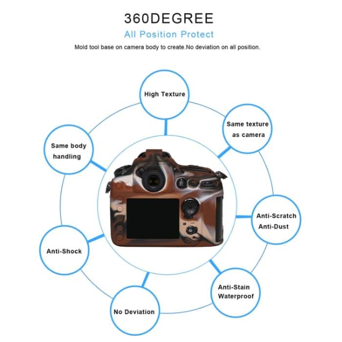 Pixel P001 für Nikon D800 / D800E Kamera Silikon-Schutzhülle – Bild 6