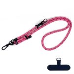 10 mm dicker Seil-Handy-Anti-Verlust-verstellbarer Lanyard-Abstandhalter, Black Pink Coarse Pattern, Rose Red Twill, Black Red Coarse Pattern, Dark Gray, Green Fluorescent Twill, Black White Twill, Pink Blue Rose Red, Blue Green Twill...