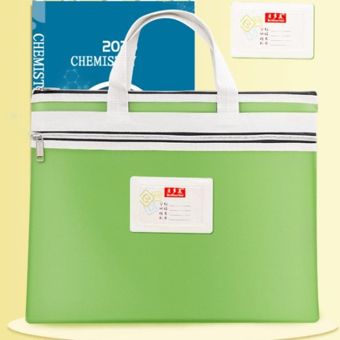 BeiDuoMei Studenten-Aktentasche, A4, doppellagig, klassifizierte Aufbewahrung, Prüfungspapier-Datentasche – Bild 1