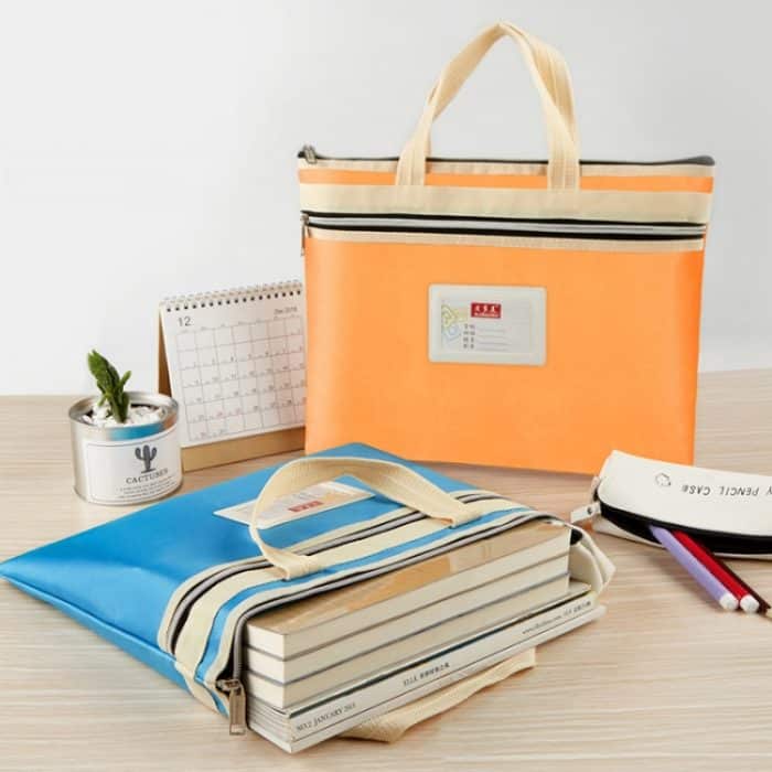 BeiDuoMei Studenten-Aktentasche, A4, doppellagig, klassifizierte Aufbewahrung, Prüfungspapier-Datentasche – Bild 9