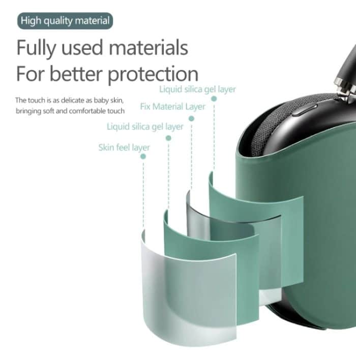 Für AirPods Max Kopfhörer-Schutzhülle, weiche Hülle, Black, Purple, Blue – Bild 5