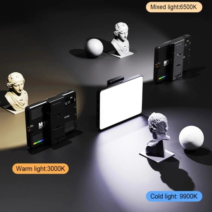 Wiederaufladbares Taschenlicht, Mini-Fotografie-Licht, LED-Außenaufnahme-Zusatzlicht, Desiontal M15 3 Color Temperature, Desiontal M16 RGB – Bild 2